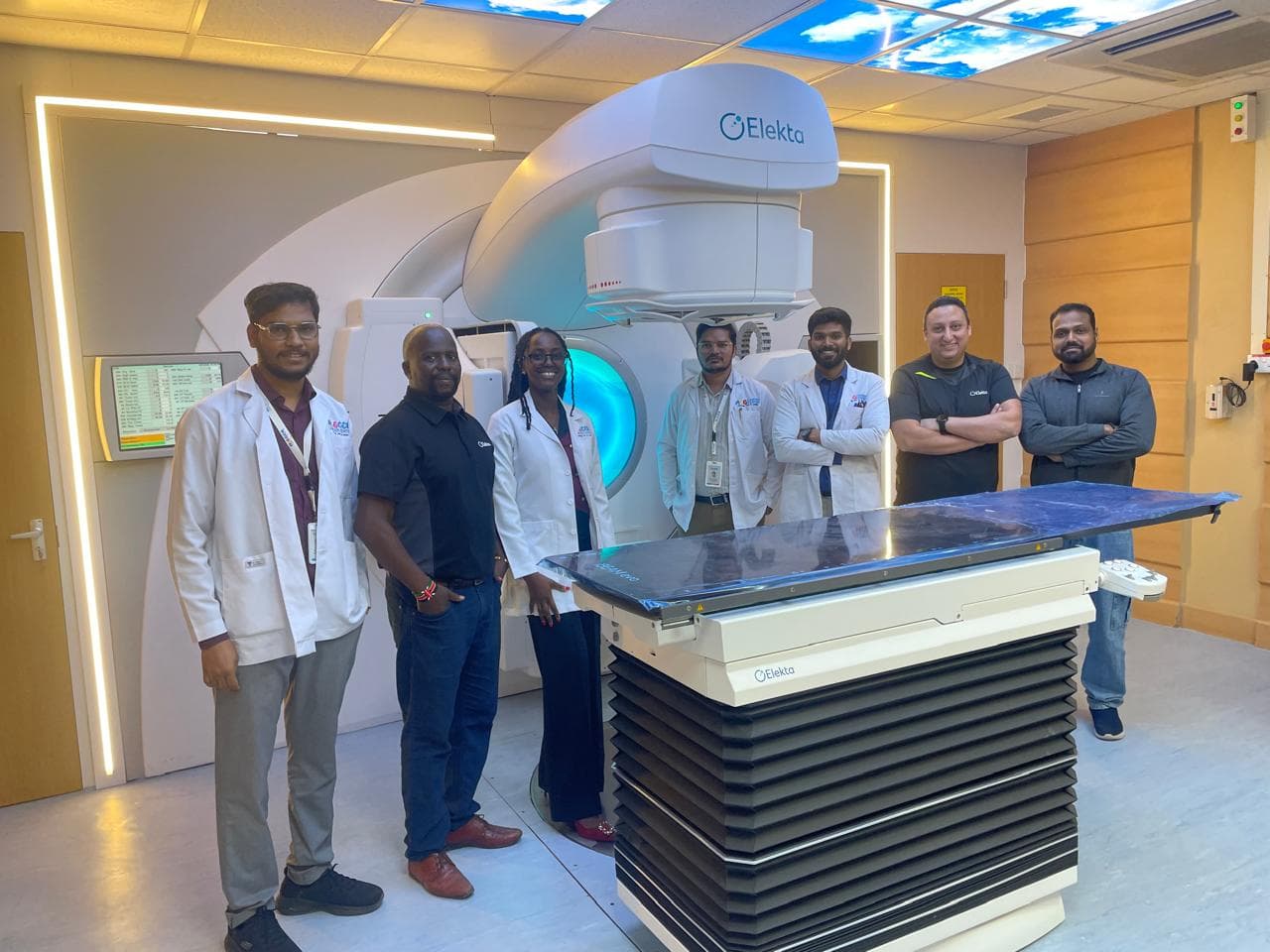 Elekta Versa HD, Infinity and Flexitron Ir-192 brachytherapy systems at HCG CCK Hospital, Kenya Elekta Versa HD linear accelerator installed at HCG CCK Hospital, Nairobi Kenya