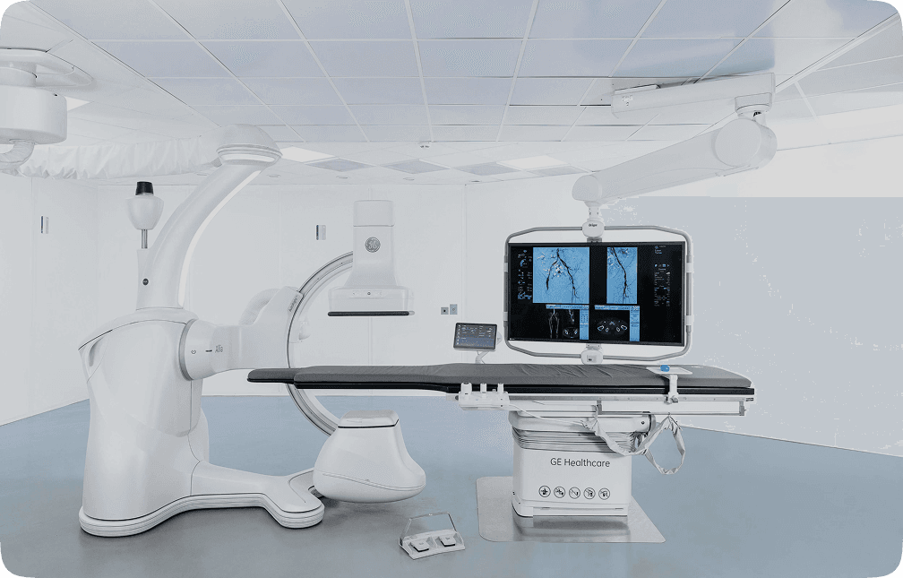 GE interventional cath lab system, Mbeya Tanzania GE Healthcare interventional cardiology cath lab system installed at Mbeya, Tanzania